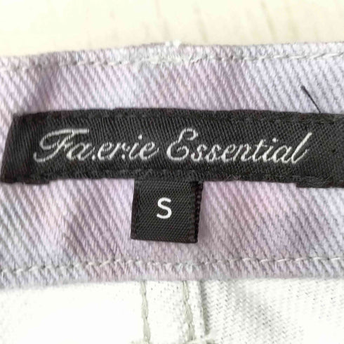 fa.er.ie lucky 7 dying wide denim / light purple / ダイイングワイドデニム レディース import:S