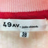 フォーティーナインアヴェニュージュンコシマダ 49AV.Junko Shimada 配色 長袖リブニットセーター レディース 38