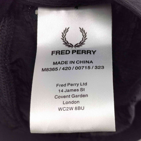 フレッドペリー FRED PERRY ロゴ刺繍 ナイロンキャップ メンズ