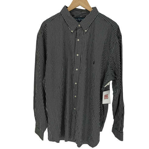 ラルフローレン RALPH LAUREN CLASSIC FIT ボタンダウン ストライプ L/S シャツ メンズ 2XB
