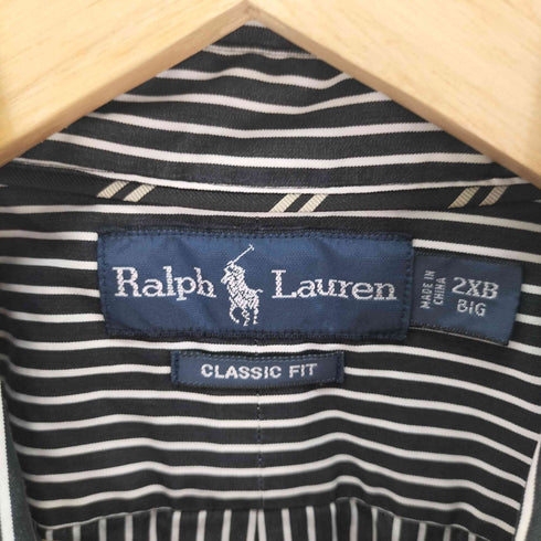 ラルフローレン RALPH LAUREN CLASSIC FIT ボタンダウン ストライプ L/S シャツ メンズ 2XB