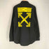 オフホワイト OFF-WHITE Firetape Shirt ファイアーテープログロングスリーブシャツ メンズ S
