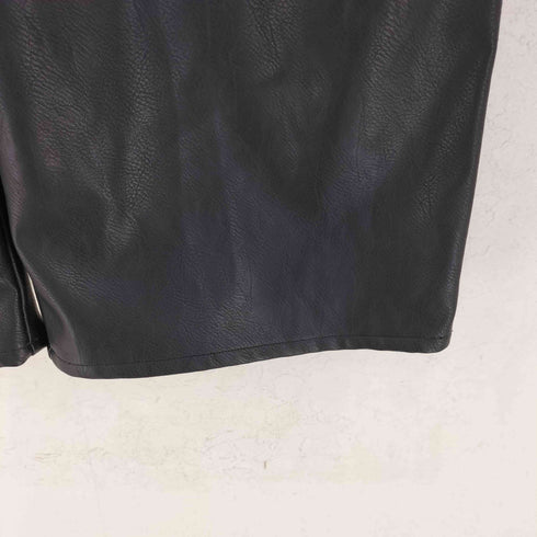 カンファーウッド CAMPHOR WOOD wide baggy PU-leather shorts ワイド バギー PUレザー ショートパンツ メンズ L