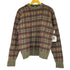 ハントクラブ HUNT CLUB チェック柄 ウール ニット メンズ import:L