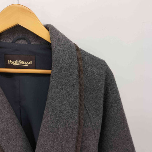 ポールスチュアート Paul Stuart ウール ショールカラー ガウンコート レディース import:L