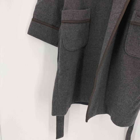 ポールスチュアート Paul Stuart ウール ショールカラー ガウンコート レディース import:L