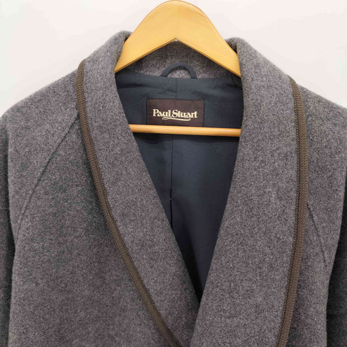 ポールスチュアート Paul Stuart ウール ショールカラー ガウンコート レディース import:L