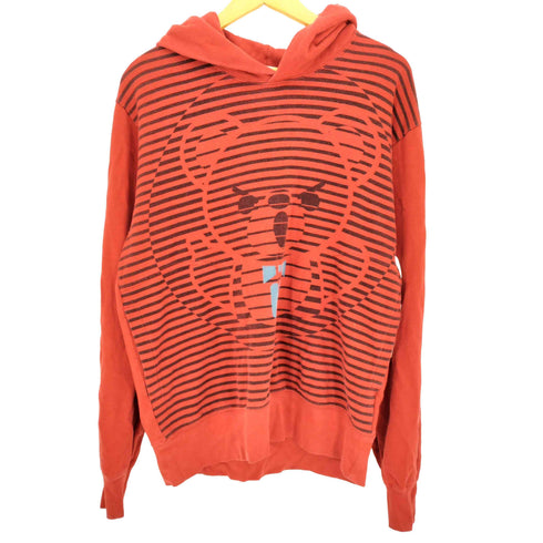 ヒステリックグラマー HYSTERIC GLAMOUR 17aw BORDER BEAR pt PK ボーダーベア柄パーカー メンズ JPN:M