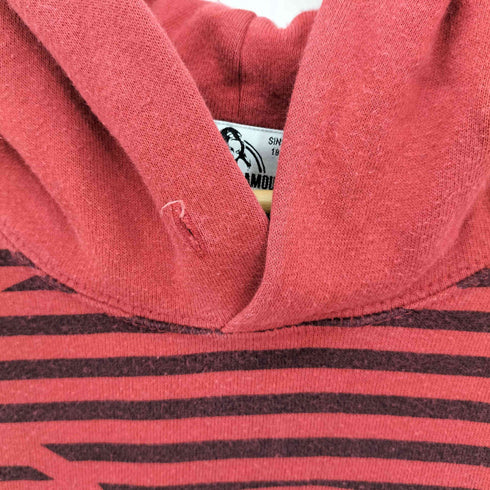 ヒステリックグラマー HYSTERIC GLAMOUR 17aw BORDER BEAR pt PK ボーダーベア柄パーカー メンズ JPN:M