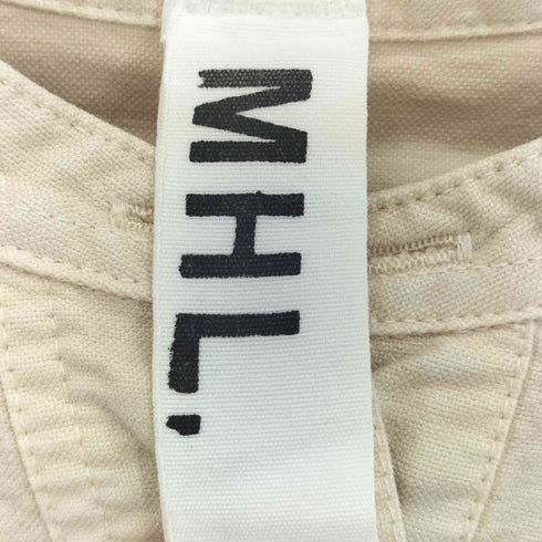エムエイチエル MHL. ハーフボタン バンドカラープルオーバーシャツ レディース JPN:1