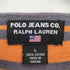 ポロジーンズカンパニーラルフローレン POLO JEANS COMPANY RALPH LAUREN アーチロゴ 刺繍 Vネック S/S 半袖 Tシャツ メンズ import:L