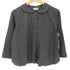 マーガレットハウエル MARGARET HOWELL SOFT COTTON 丸襟 ハーフボタン 七分袖 プルオーバーシャツ レディース US:0-2