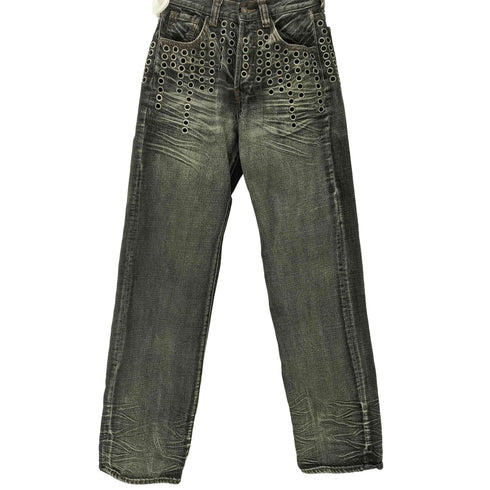 ジェイディッドロンドン JADED LONDON PUNCTURE DENIM パンクチャー デニム レディース W26