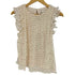 ザラ ZARA ドットフリルトップス レディース import:S