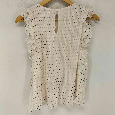 ザラ ZARA ドットフリルトップス レディース import:S