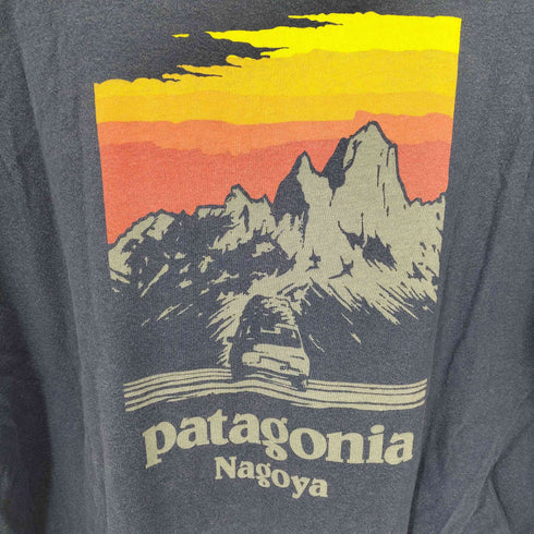 パタゴニア patagonia USA製 NAGOYA バックプリント クルーネックTシャツ メンズ JPN:M