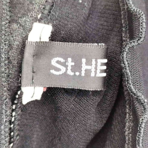 St.HELENA チュール シアー スパンコール タンクトップ 花柄 レディース