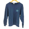 クレイジーシャツ CRAZY SHIRTS USA製 BLUE HONU HAWAII バックプリント プルオーバースウェット メンズ import:XS