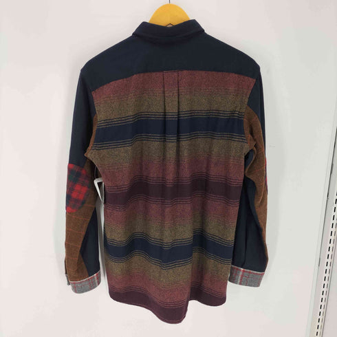 ペンドルトン PENDLETON クレイジーパターン ウールシャツ エルボーパッチ メンズ JPN:XL