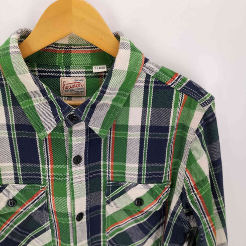 ヒューストン HOUSTON マチ付き ヘビーネルシャツ マチネル メンズ JPN:XL