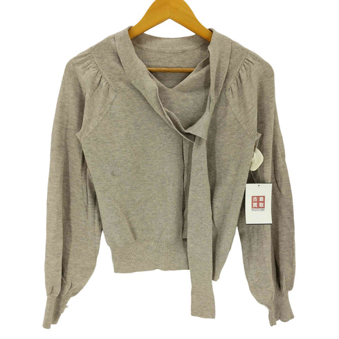 フレイアイディー FRAY I.D 2way カシミアブレンドボウタイニット レディース ONE SIZE