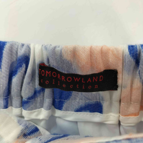 トゥモローランドコレクション TOMORROWLAND collection プルメリアジャカード ワイドストレートパンツ レディース JPN:34