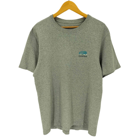 モンベル mont bell バックプリント クルーネックTシャツ メンズ