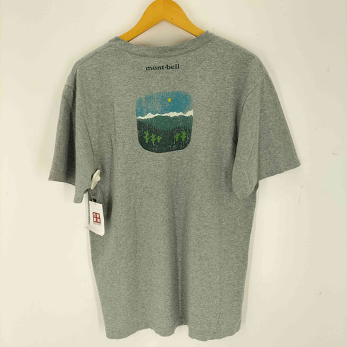 モンベル mont bell バックプリント クルーネックTシャツ メンズ