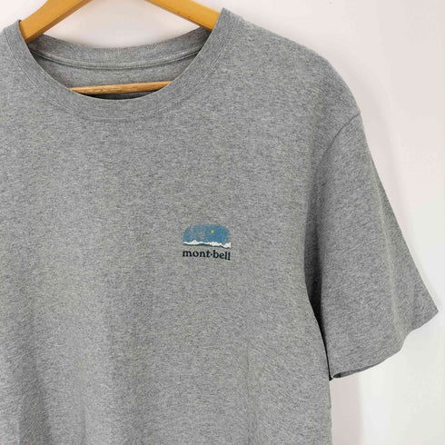 モンベル mont bell バックプリント クルーネックTシャツ メンズ