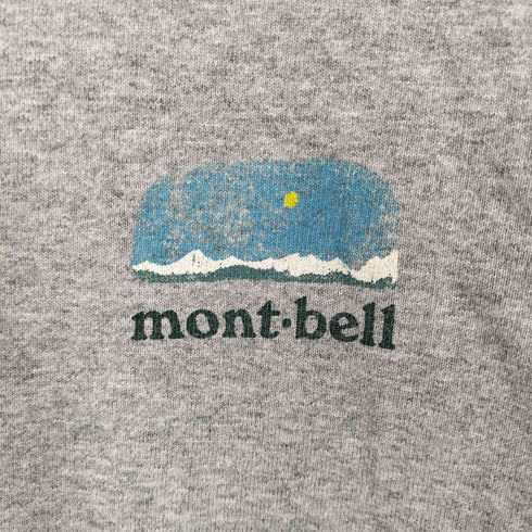 モンベル mont bell バックプリント クルーネックTシャツ メンズ