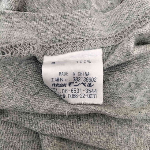 モンベル mont bell バックプリント クルーネックTシャツ メンズ