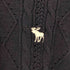 アバクロンビーアンドフィッチ Abercrombie & Fitch 胸刺繍 ケーブルニット レディース import:L