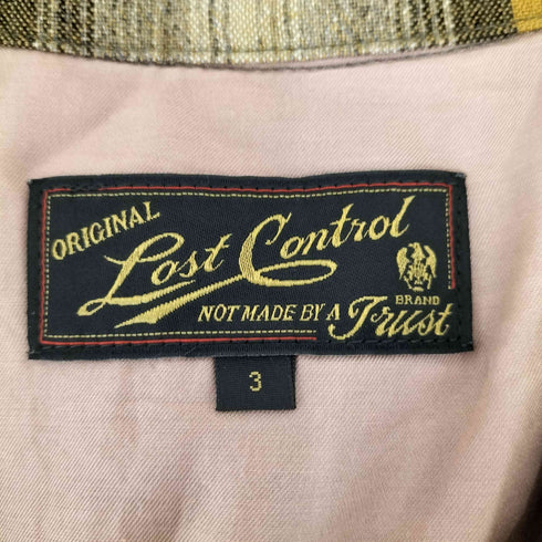 ロストコントロール LOST CONTROL オンブレ フラップ ループ留め レーヨン ショートスリーブ オープンカラーシャツ メンズ JPN:3