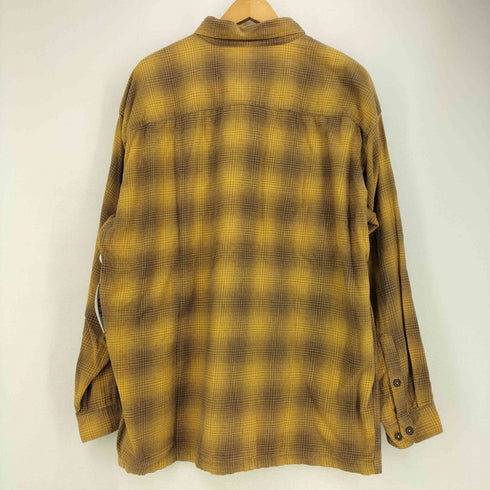 パタゴニア patagonia 00S ORGANIC COTTON オーガニックコットン 長袖オンブレチェックシャツ メンズ import:L