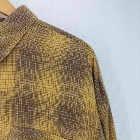 パタゴニア patagonia 00S ORGANIC COTTON オーガニックコットン 長袖オンブレチェックシャツ メンズ import:L