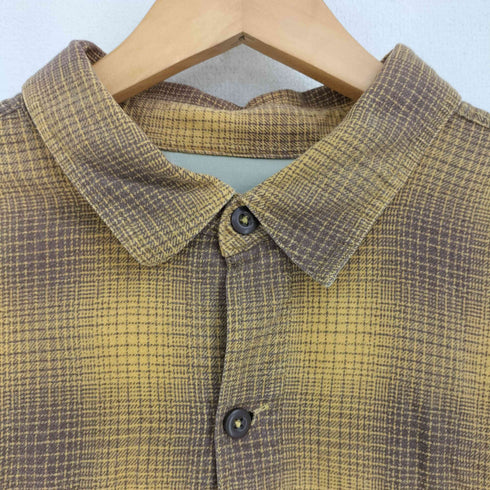 パタゴニア patagonia 00S ORGANIC COTTON オーガニックコットン 長袖オンブレチェックシャツ メンズ import:L