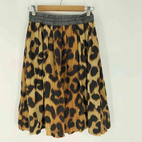 ヴィヴィアンウエストウッドレッドレーベル Vivienne Westwood RED LABEL レオパード クロップドスカート レディース 00