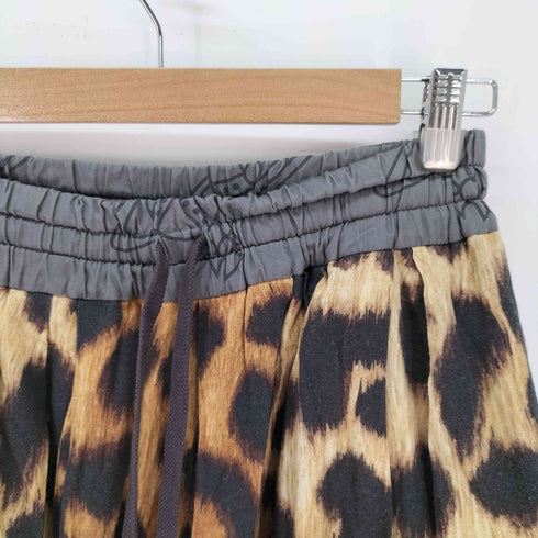 ヴィヴィアンウエストウッドレッドレーベル Vivienne Westwood RED LABEL レオパード クロップドスカート レディース 00