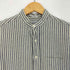 インディヴィジュアライズドシャツ individualized shirts STANDARD FIT ストライプ バンドカラー 長袖シャツ メンズ 14 1/2-32