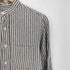 インディヴィジュアライズドシャツ individualized shirts STANDARD FIT ストライプ バンドカラー 長袖シャツ メンズ 14 1/2-32