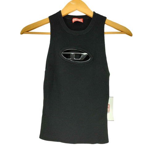 ディーゼル DIESEL M-ONERVA-TOP メタルロゴ タンクトップ レディース import:XS