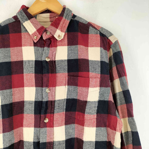 レッドヘッド RED HEAD バッファローチェック 長袖 ネルシャツ メンズ import:M