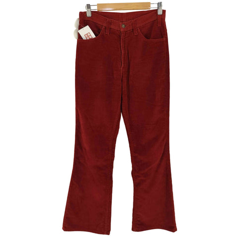 リーバイス Levis 70S USA製 ボタン裏41刻印 42 Talon タロン ジッパー 白タブ スモールE 646 フレア コーデュロイ パンツ メンズ 36