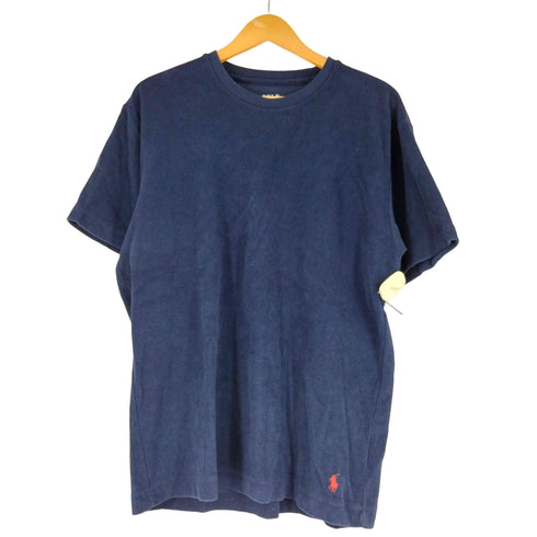 ポロラルフローレン POLO RALPH LAUREN 裾スモールポニー刺繍 パイル地 半袖Tシャツ メンズ import:L
