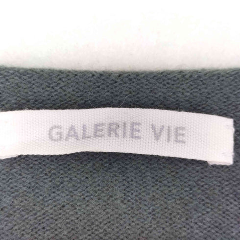 ギャルリーヴィー GALERIE VIE スコットランドカシミヤ CASHMERE 100% Vネック プルオーバー セーター レディース JPN:S