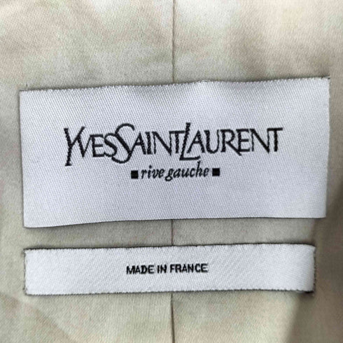 イヴサンローラン Yves Saint Laurent rive gauche ステファノ・ピラティ ナポレオンデザインジャケット レディース