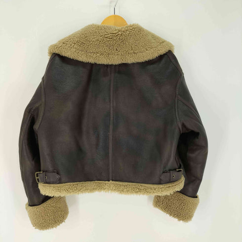 ザラ ZARA フェイクムートンレザージャケット レディース JPN:XS