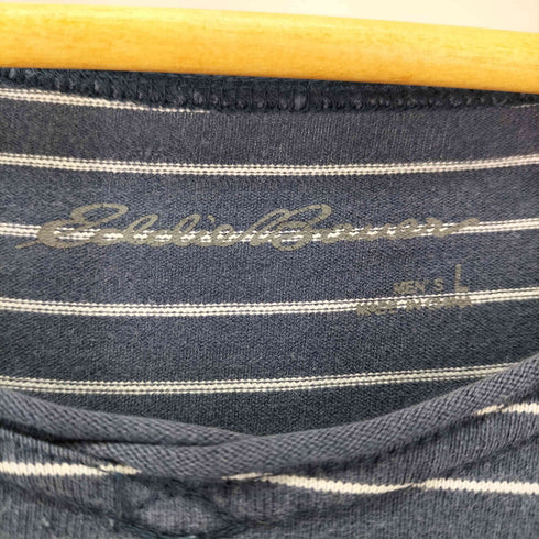 エディーバウアー Eddie Bauer ロングスリーブ ボーダーカットソー メンズ import:L