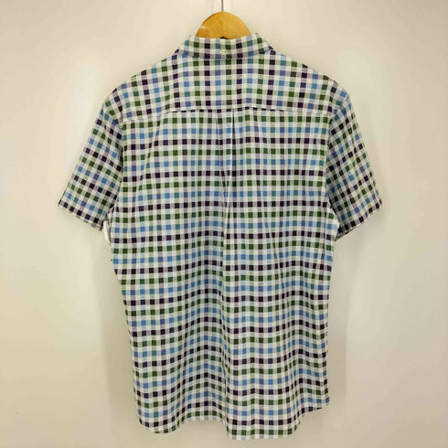エディーバウアー Eddie Bauer チェック ボタンダウン 半袖 シャツ メンズ import:M