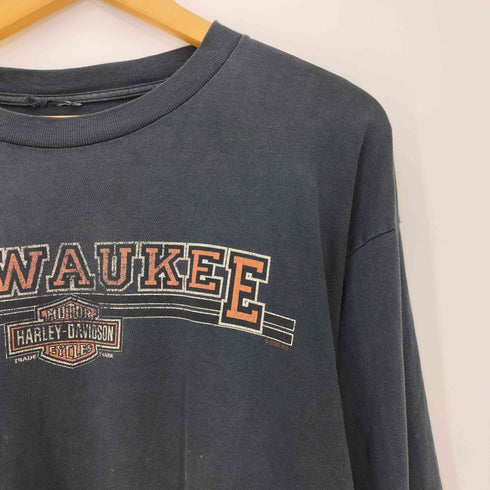 MILWAUKEE バックプリント 長袖Tシャツ メンズ